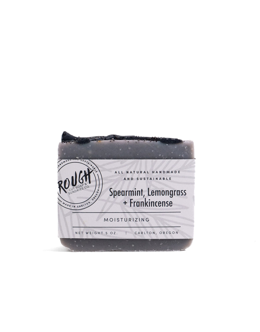 Spearmint Lemon Frankincense Soap Bar by Rough Cut Soap & Sundires