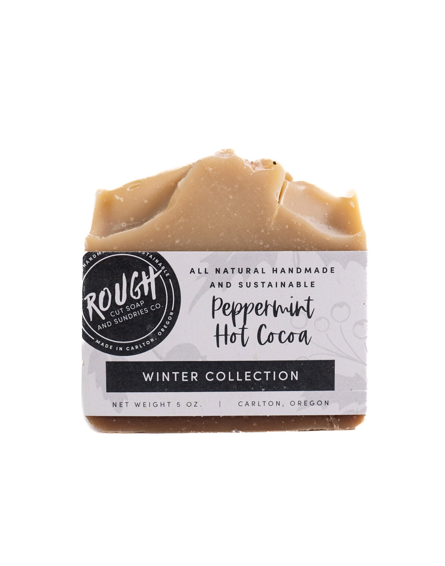 Peppermint Hot Cocoa Soap Bar by Rough Cut Soap & Sundries