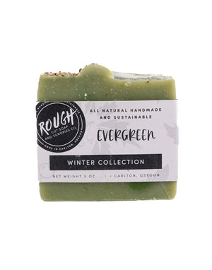 Evergreen Soap Bar by Rough Cut Soap & Sundries