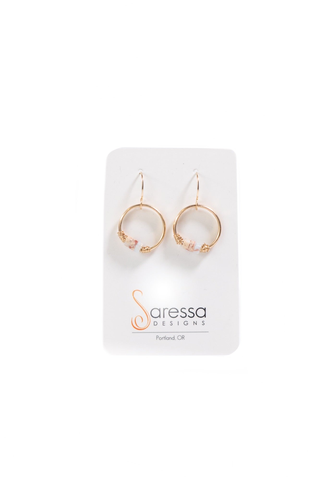 Drift Hoops 14k GF by Saressa Designs