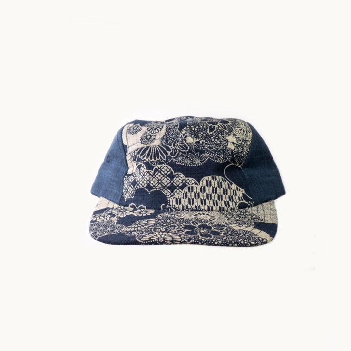 Indigo Kumogakure 5-Panel Cap by Kiriko