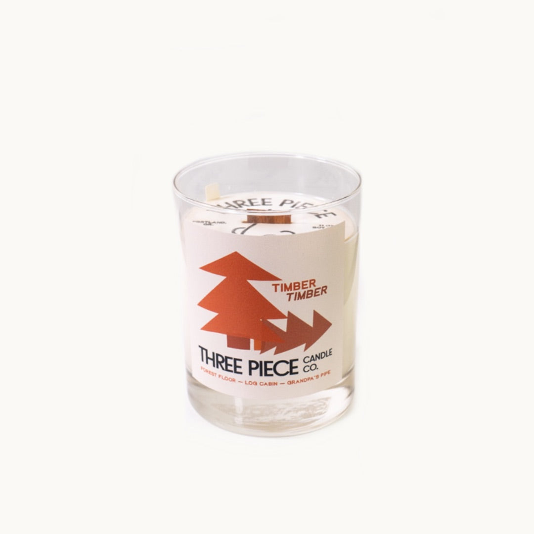 Timber Timber by Three Piece Candle Co.