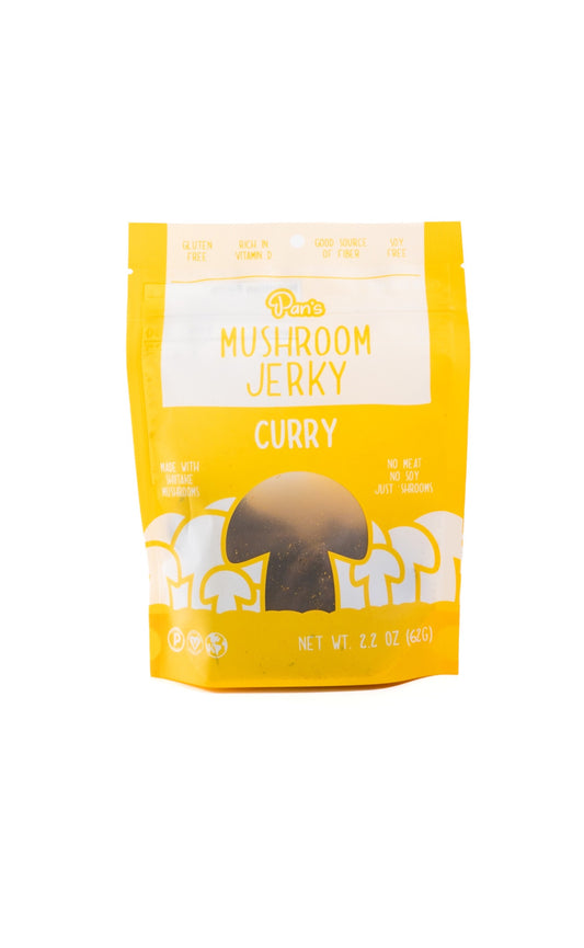 Curry Mushroom Jerky by Pan's Mushroom Jerky