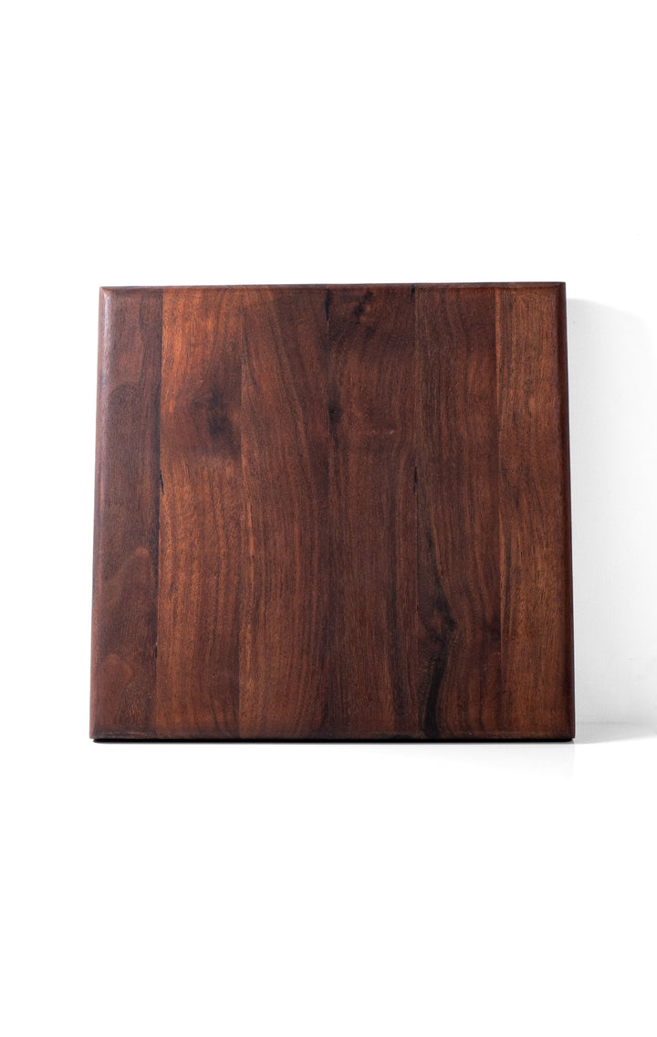 (093) Walnut Charcuterie Board 8.25x8x1in by Bearded Ginger Woodworking