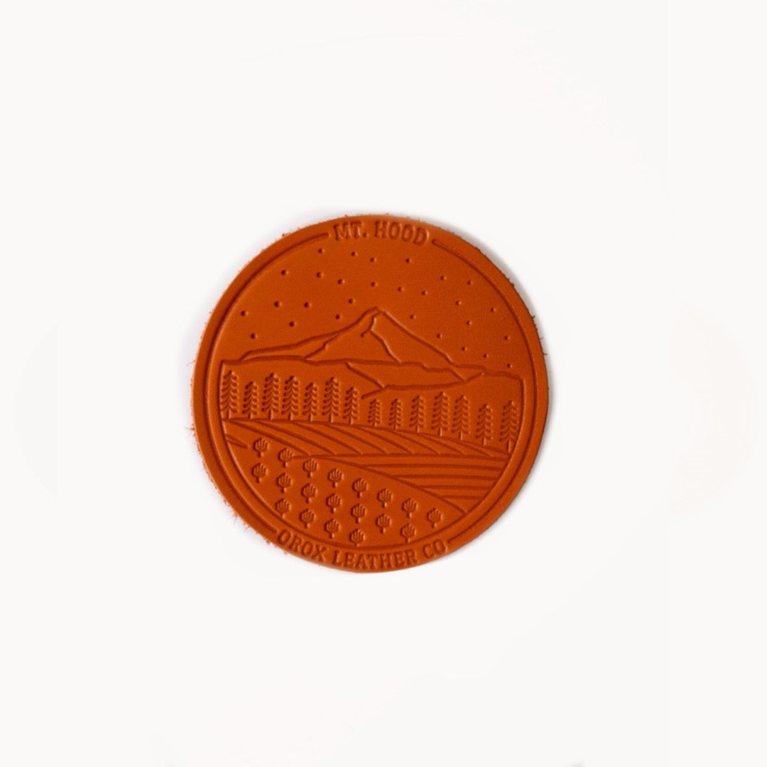 Mt. Hood Coaster by Orox Leather Co.