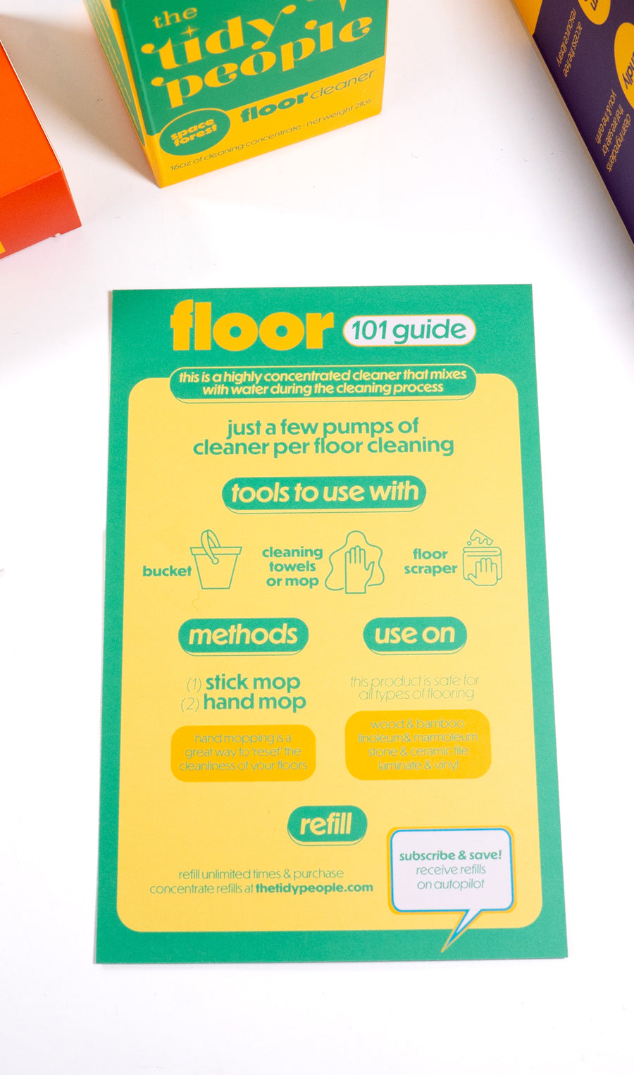 Floor Cleaner Starter Kit by The Tidy People