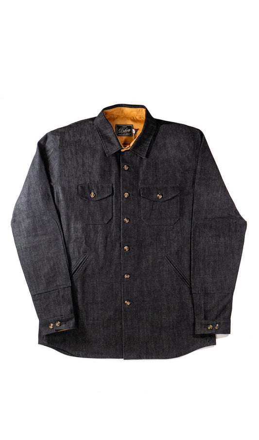 Slate Denim Crissman Overshirt by Dehen 1920