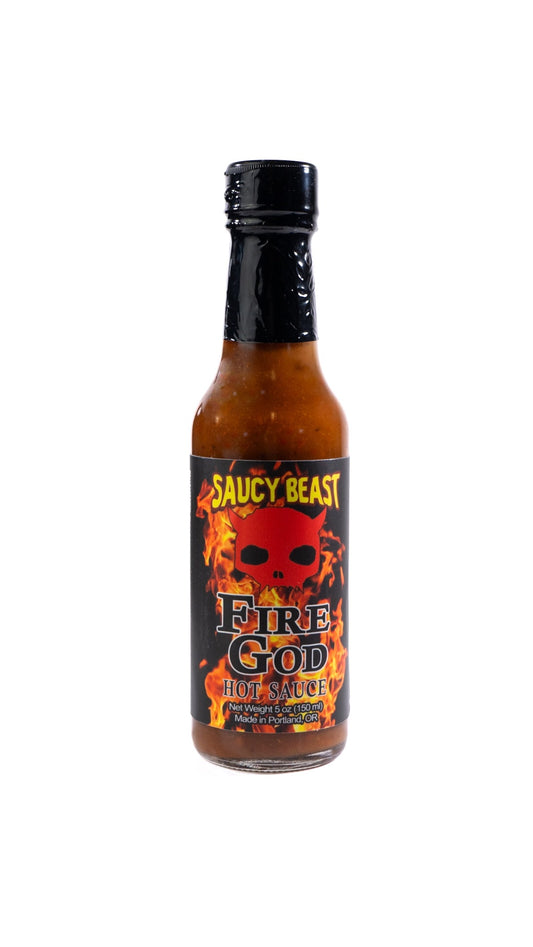 Fire God Hot Sauce by Saucy Beast