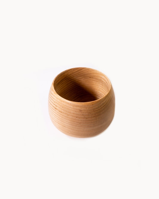 3x3" Ash Raindrop Bowl by Bowlsmith