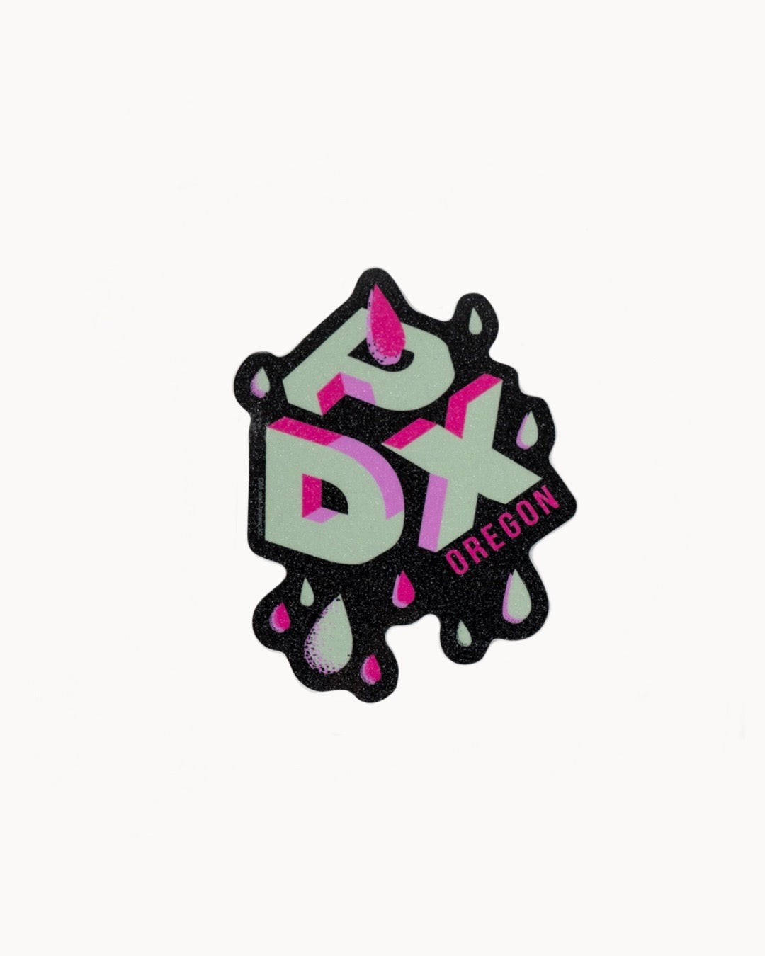 PDX Rains Black Sticker by Etta & James Junction