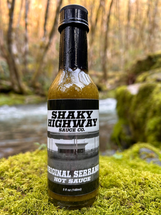 Original Serrano Hot Sauce by Shaky Highway