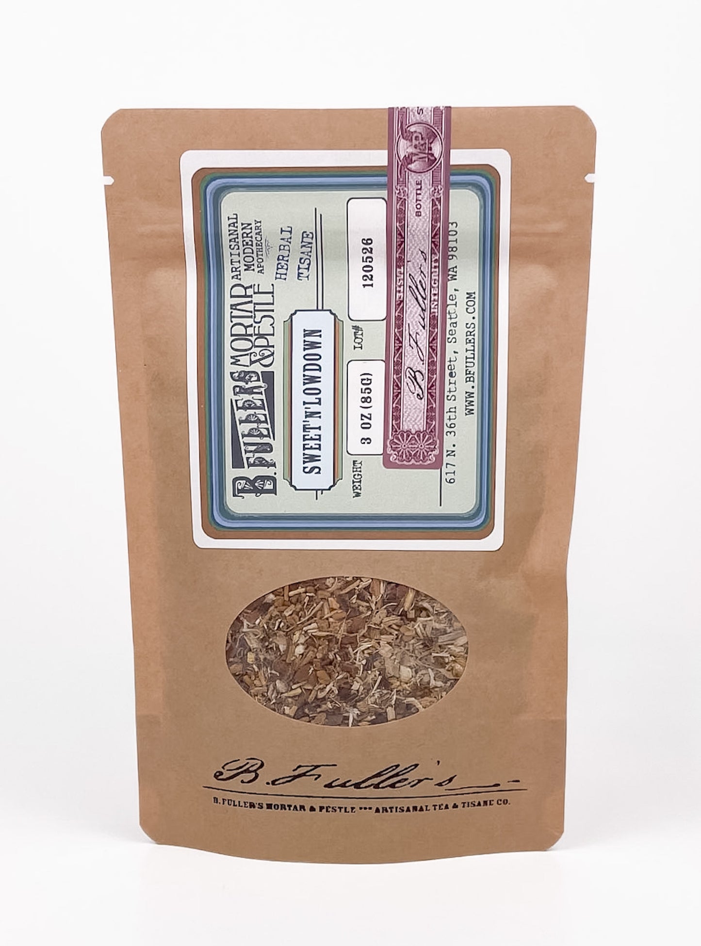 Sweet'n'Lowdown Tisane 3oz. Loose Leaf Bag by B. Fuller's Mortar & Pestle