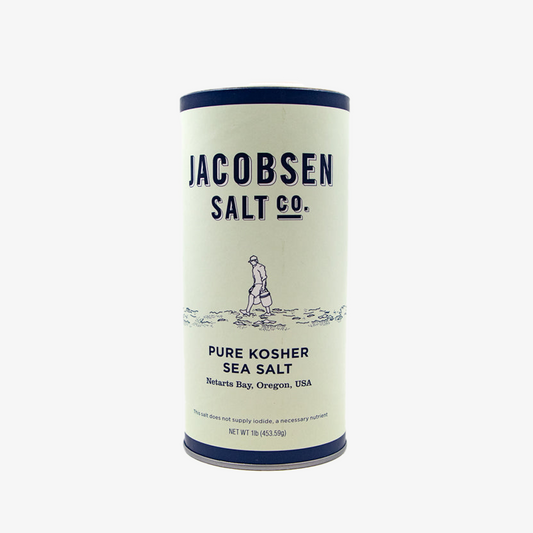 Pure Kosher Sea Salt 1lb Canister by Jacobsen Salt Co.