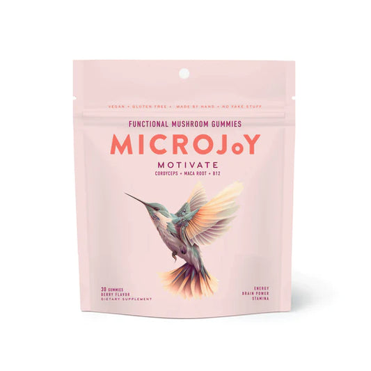 30-Piece MOTIVATE Functional Mushroom Gummies by MicroJoy