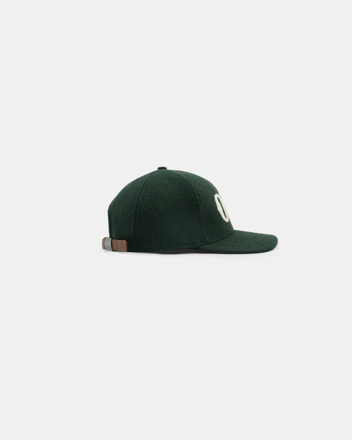 Wool Baseball Hat - ORE Dark Green by Dehen 1920