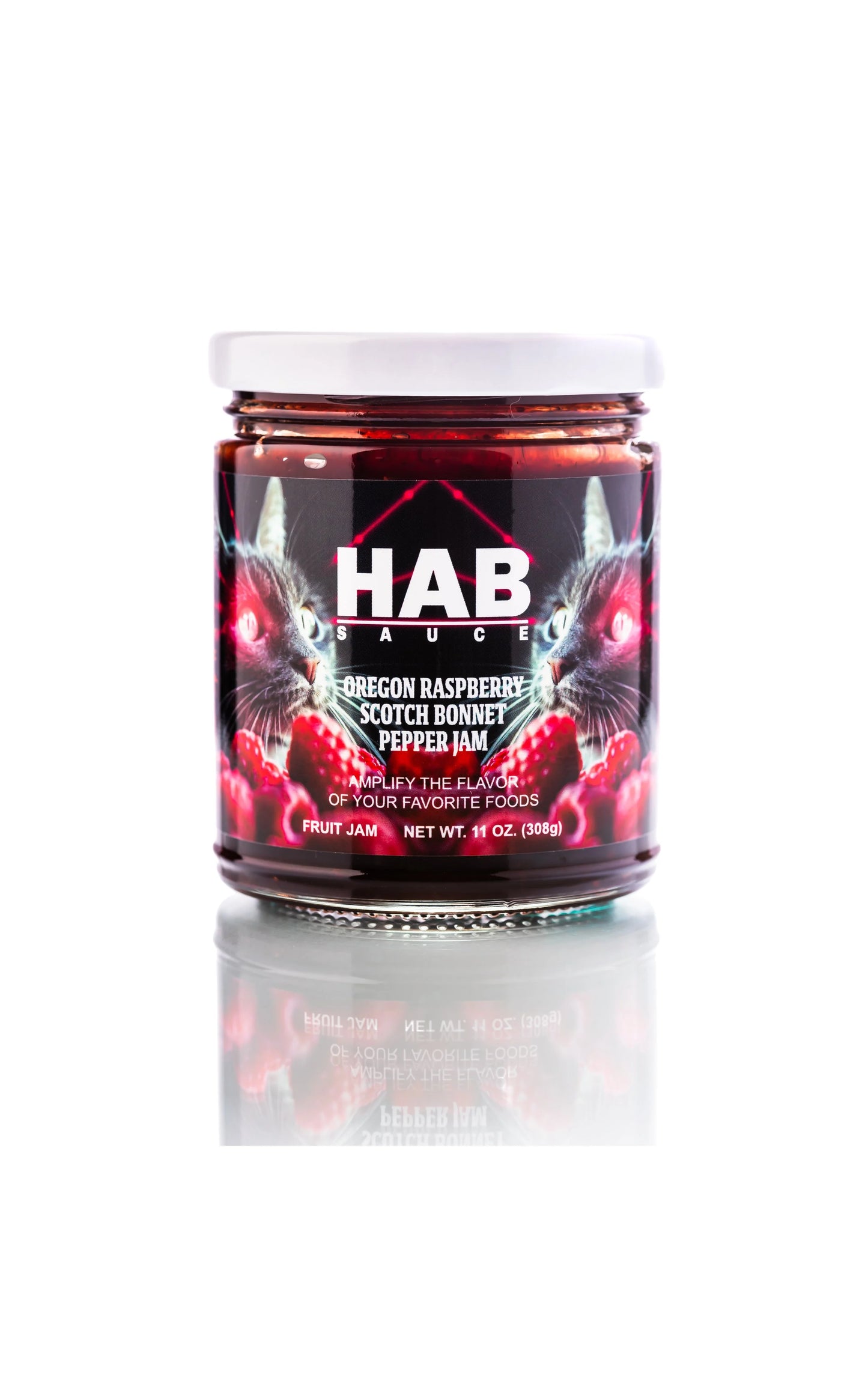 Oregon Raspberry Scotch Bonnet Pepper Jam by HAB Sauce