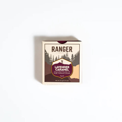 Lavender Caramel 4-Pack by Ranger Chocolate