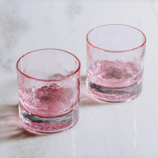Cherry Blossom Rocks Glasses (Set of 2) by Bull in China