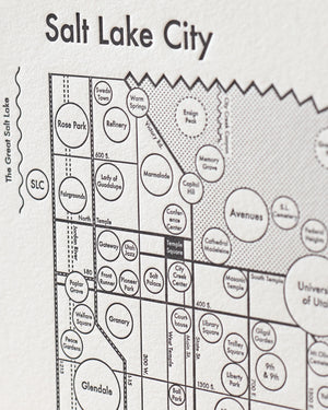 Salt Lake City Map by Archie's Press