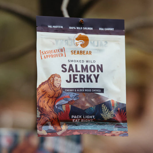 Sasquatch Approved Smoked King Salmon Jerky by SeaBear