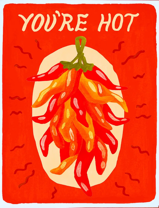 Hot Pepper Card by Pretty Bird Paper Co.