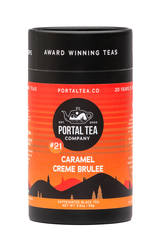 Caramel Créme Brûlée Tea Tin by Portal Tea Co.