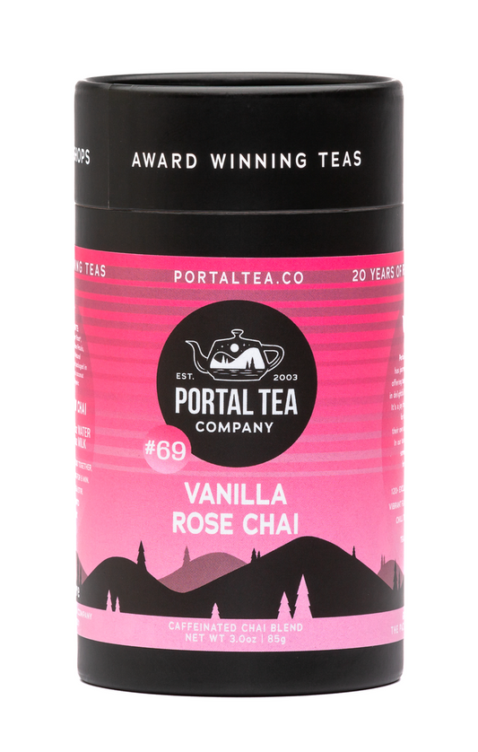 Vanilla Rose Chai Tea Tin by Portal Tea Co.