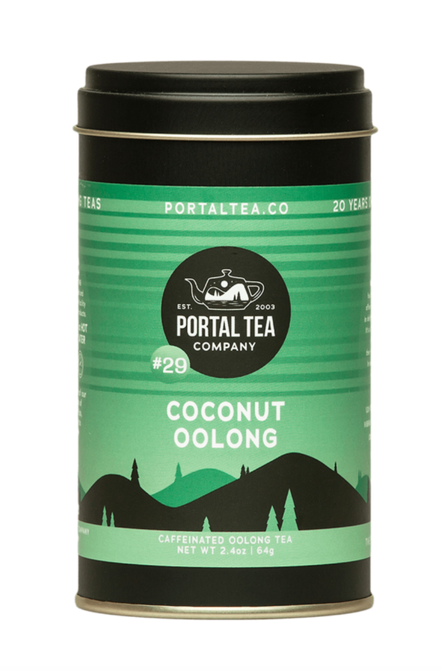 Coconut Oolong Tea Tin by Portal Tea Co.
