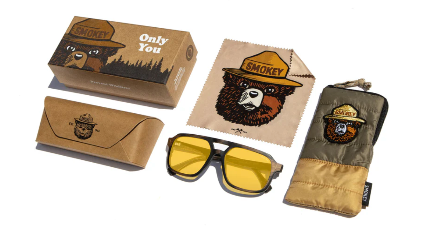 Auburn: Distressed Smokey Bear - Yellow Polarized by Shwood