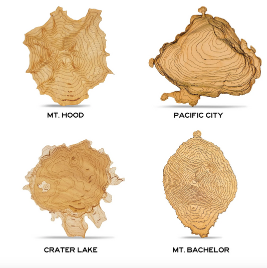 The Oregon Coaster Set by North Drinkware