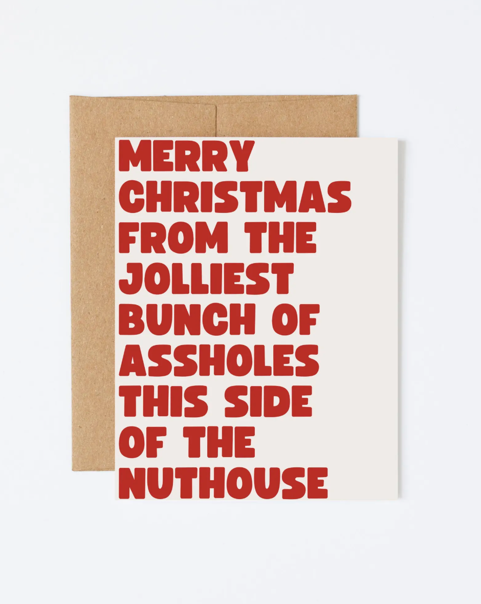 Merry Christmas Vacation (red) Card by Howdy Partner Paper Goods