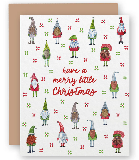 Gnome Christmas Card by Watercolor Wednesday