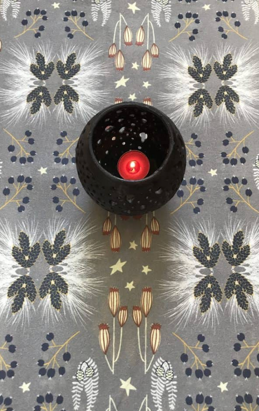 Silver Snowberry (fall) Tea Towel by Greenstitch