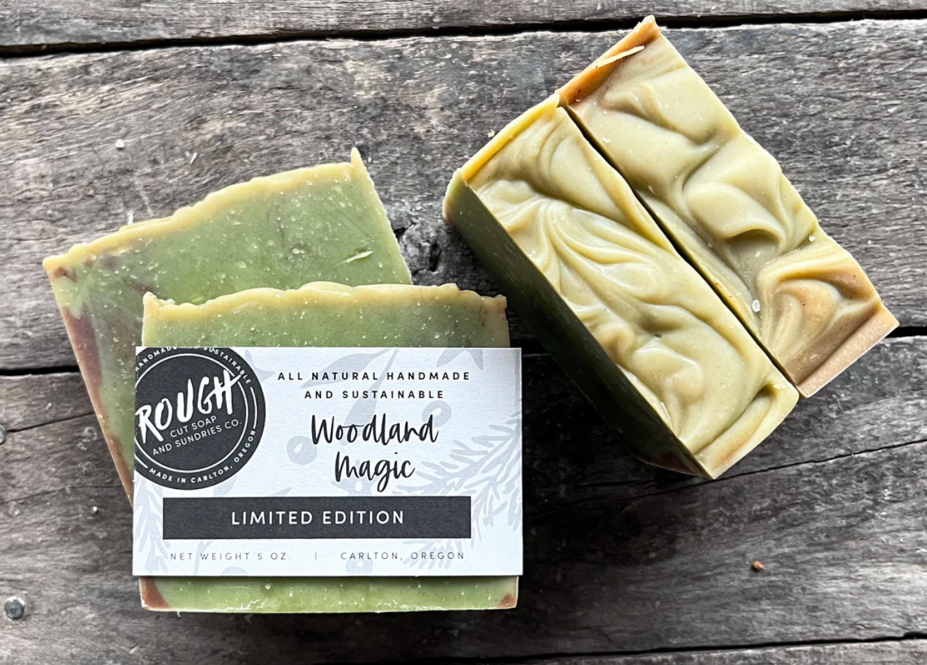 Woodland Magic (holiday) Soap Bar by Rough cut Soap & Sundries