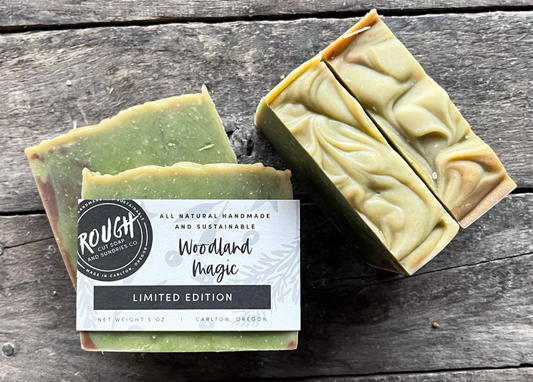 Woodland Magic (holiday) Soap Bar by Rough cut Soap & Sundries