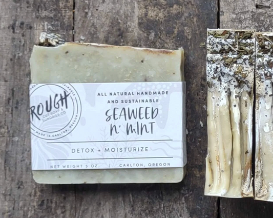 Seaweed'n'Mint Soap Bar by Rough Cut Soap & Sundries