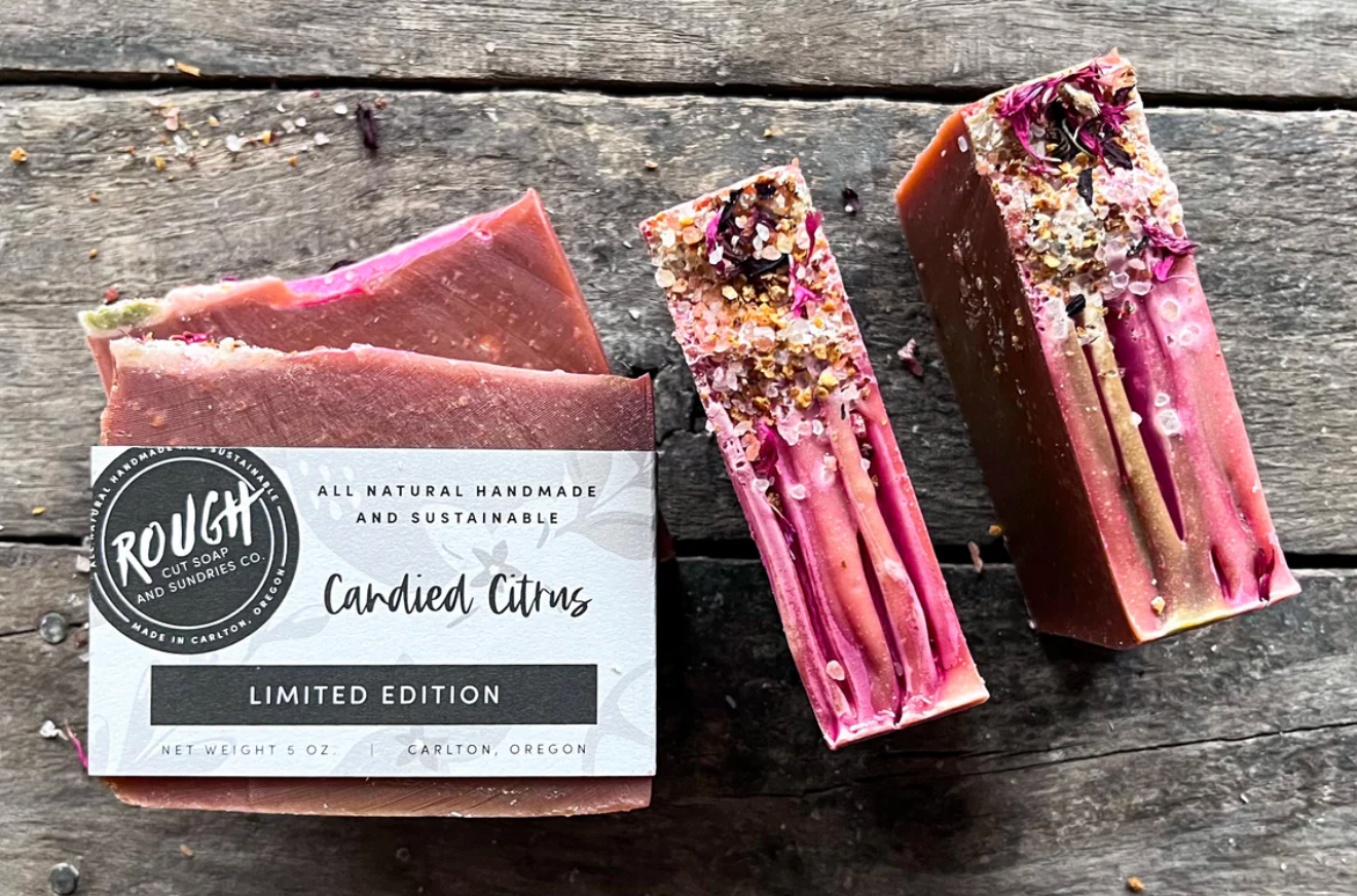 Candied Citrus Soap Bar by Rough Cut Soap & Sundries