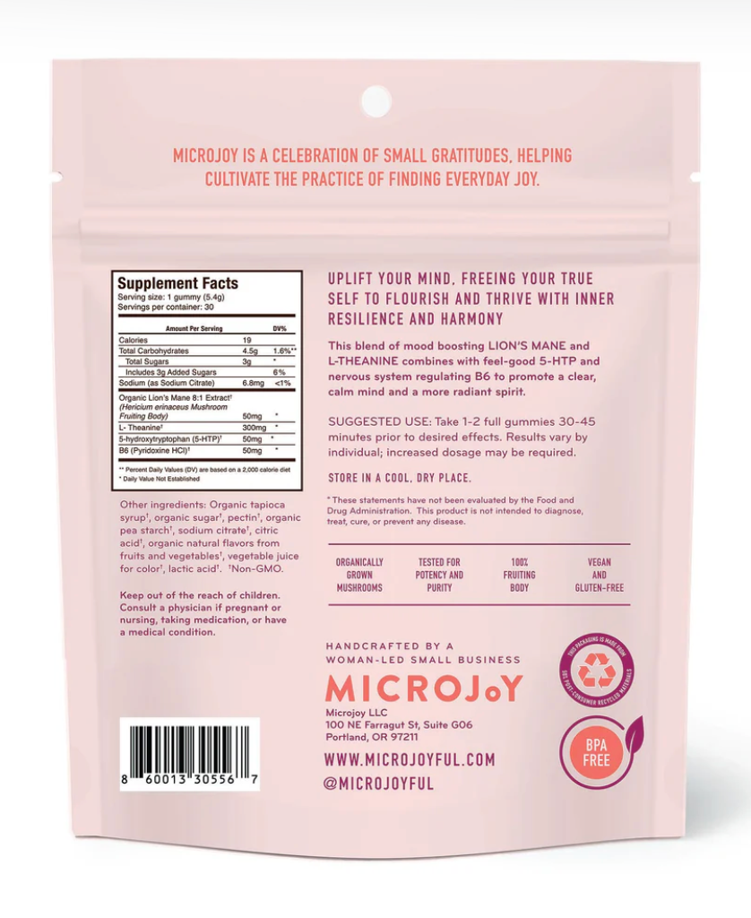 30-Piece ELEVATE Functional Mushroom Gummies by MicroJoy