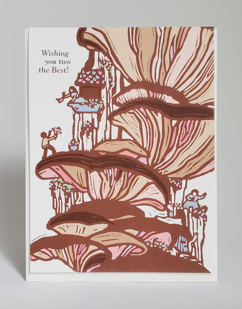 Mushroom Proposal Card by Little Green