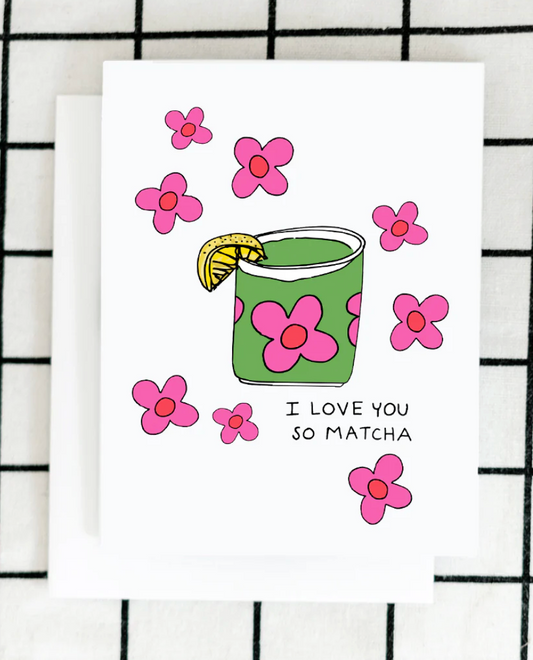 Matcha Love Card by ARTjaden