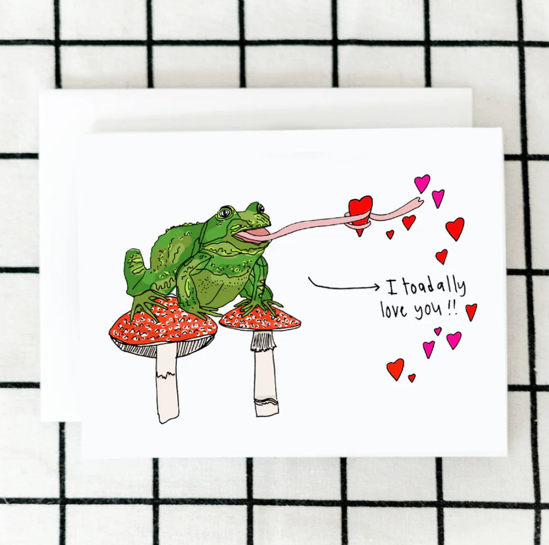Toadally Love You Card by ARTjaden