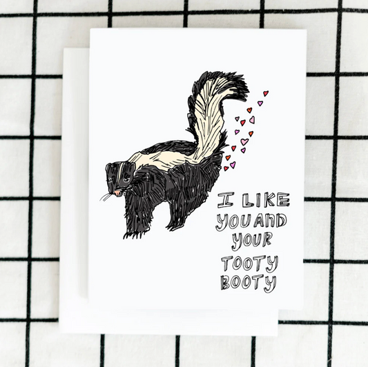 Tooty Booty Skunk Card by ARTjaden