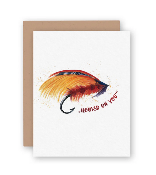 Hooked on You Card by Watercolor Wednesday