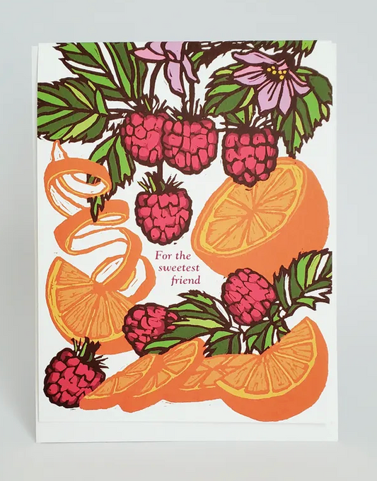 For the Sweetest Friend Card by Little Green