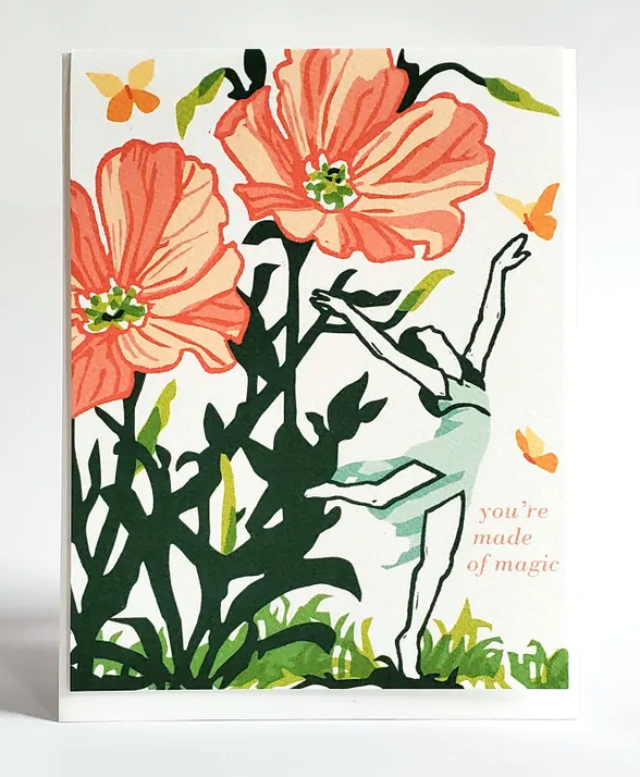 You're Made of Magic Greeting Card by Little Green
