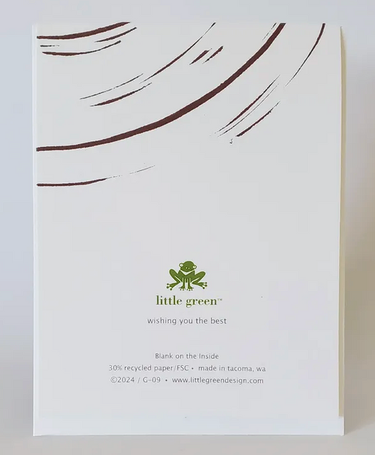 Wishing You the Best! Greeting Card by Little Green