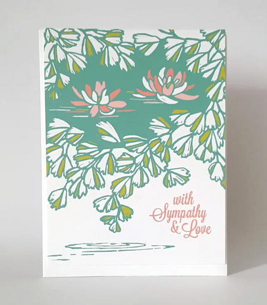 With Sympathy & Love Card by Little Green