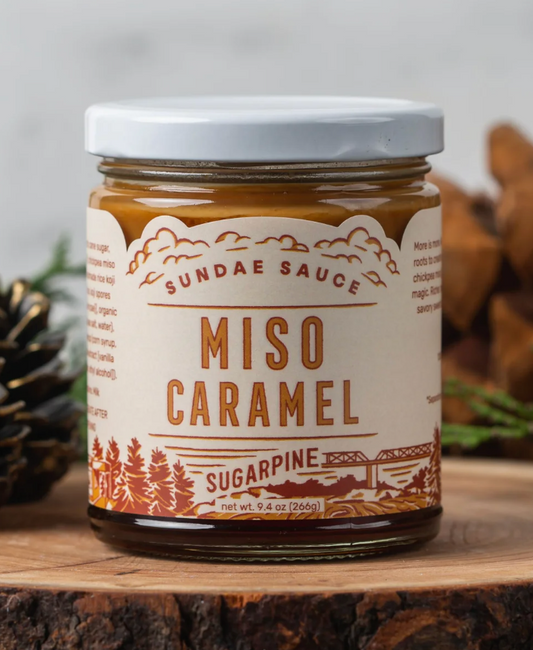 Miso Caramel Sundae Sauce by Sugarpine Goods