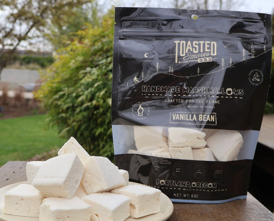 Vanilla Bean Handmade Marshmallows by Toasted S'mores Bar