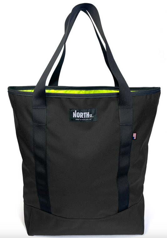 Large Tabor Tote - Black 1000d by North St. Bags